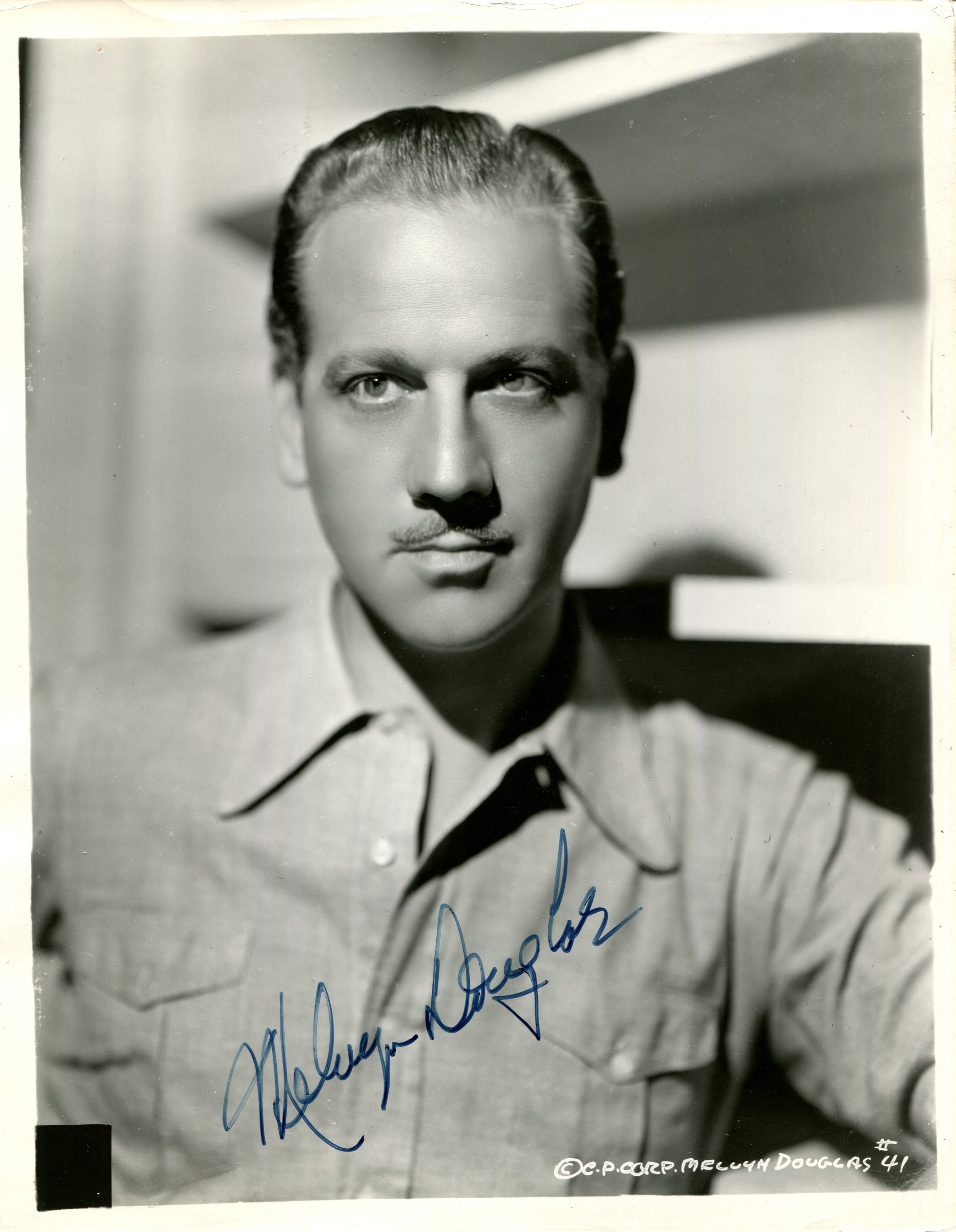 DOUGLAS MELVYN: (1901-1981) American actor,