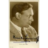 JANNINGS EMIL: (1884-1950) Swiss-born German actor, the first Academy Award winner for Best Actor.