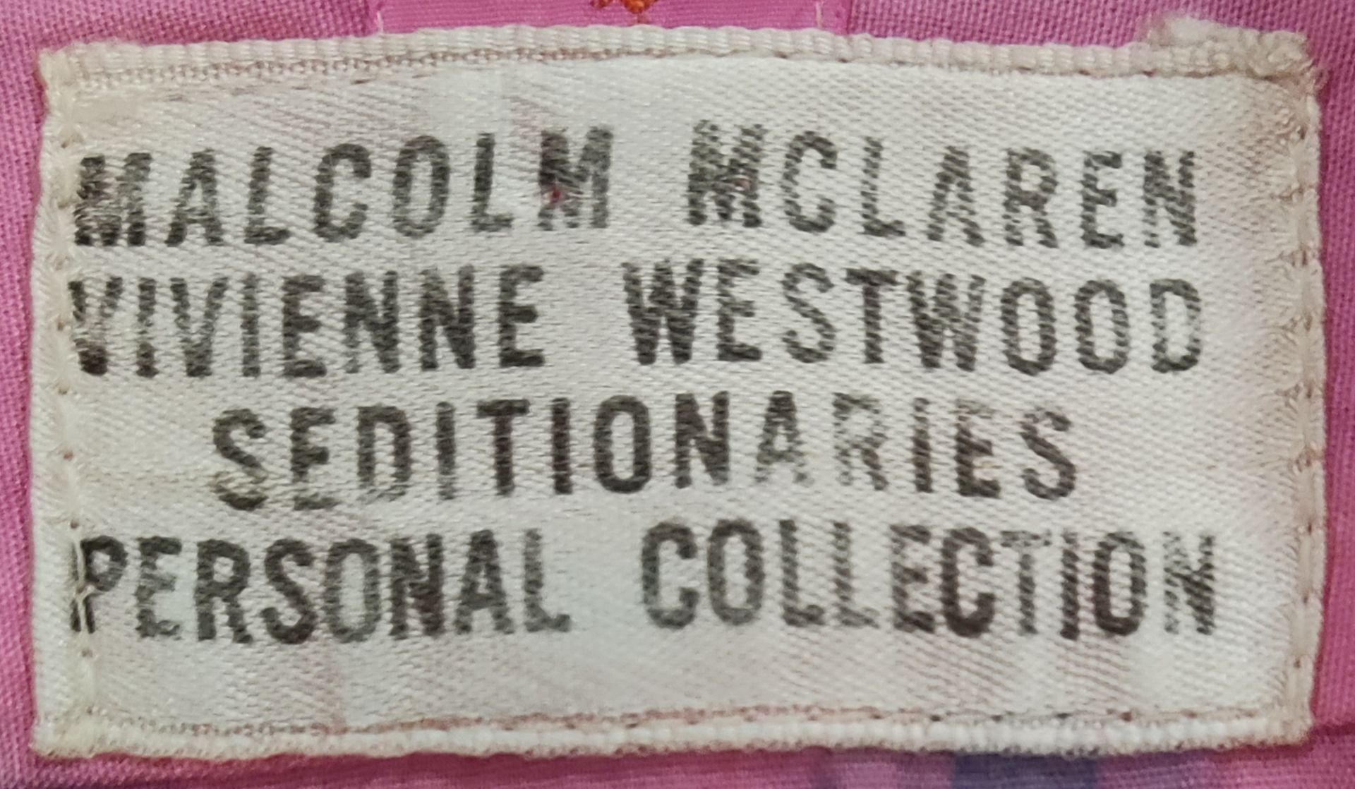 [WESTWOOD VIVIENNE]: (1941-2022) English fashion designer closely associated with Malcolm McLaren - Image 2 of 4