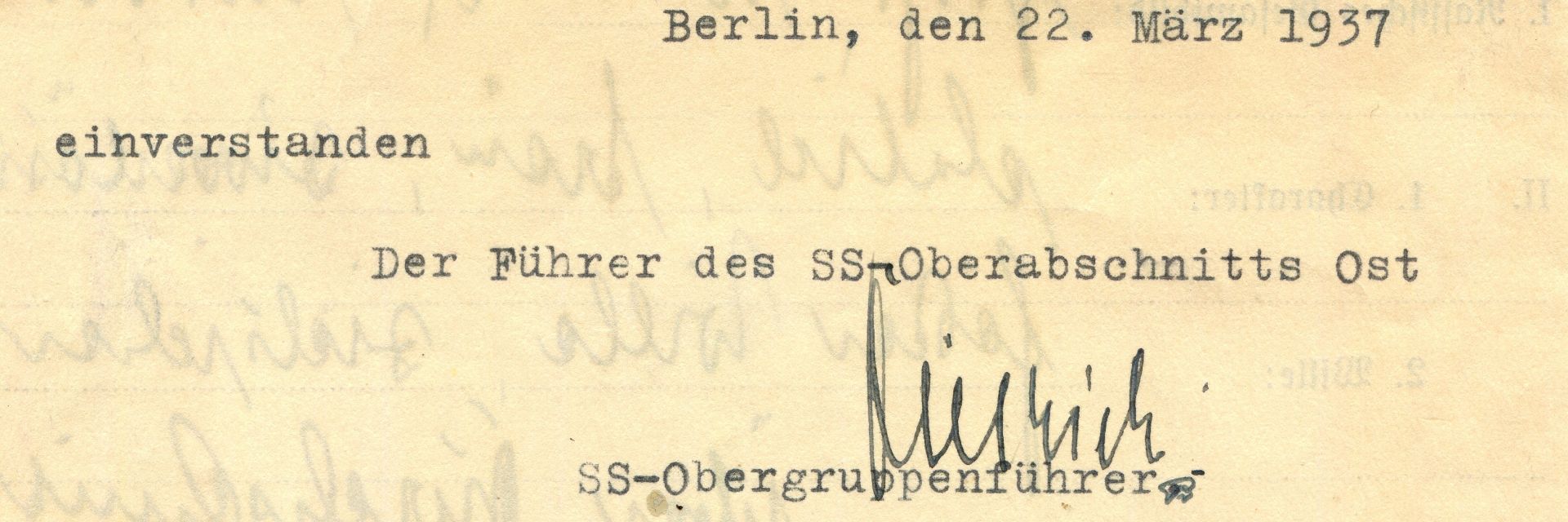 DIETRICH JOSEF 'SEPP': (1892-1966) German politician and SS-Oberst-Gruppenfuhrer and Generaloberst - Image 2 of 2