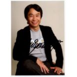 MIYAMOTO SHIGERU: (1952- ) Japanese video game Designer, Producer and game Director at Nintendo.