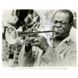 ARMSTRONG LOUIS: (1901-1971) American jazz trumpeter and vocalist.