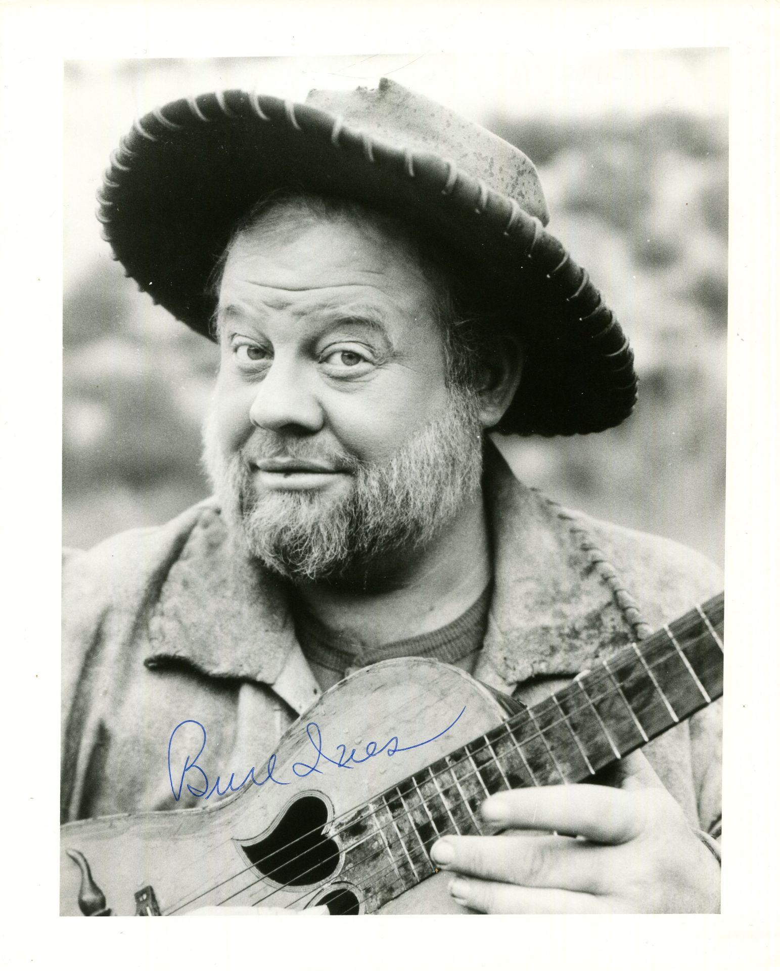 IVES BURL: (1909-1995) American folk music singer and actor,