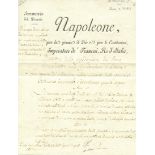 NAPOLEON I: (1769-1821) Emperor of France 1804-14, 1815. A good L.S.