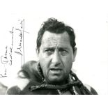 SORDI ALBERTO: (1920-2003) Italian actor. Signed and inscribed 9.