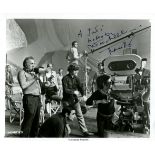 FELLINI FEDERICO: (1920-1993) Italian film director. Signed and inscribed 10 x 8 photograph of