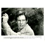 FUGITIVE THE: Harrison Ford (1942- ) American actor. Signed 10 x 8 photograph of Ford in a head