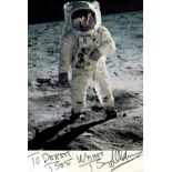 ALDRIN BUZZ: (1930- ) American astronaut, Lunar Module Pilot of Apollo XI (1969). The second man