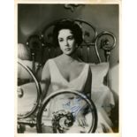 TAYLOR ELIZABETH: (1932-2011) British actress, Academy Award winner. A good vintage signed and