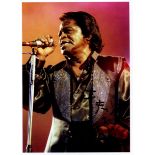 BROWN JAMES: (1933-2006) American Singer and Bandleader. Brown was also nicknamed "Godfather of