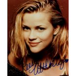 WITHERSPOON REESE: (1976- ) American actress, Academy Award winner. Signed colour 8 x 10