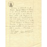 MASCAGNI PIETRO: (1863-1945) Italian Composer. A Good A.L.S., `Pietro Mascagni´, one page, 4to,
