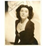 PAXINOU KATINA: (1900-1973) Greek actress, Academy Award winner. An excellent vintage signed and