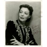 YOUNG LORETTA: (1913-2000) American actress, Academy Award winner. Vintage signed and inscribed 8