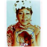 FRANKLIN ARETHA: (1942-2018) American Singer, Pianist and civil rights Activist. A good signed
