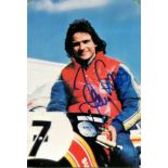 SHEENE BARRY: (1950-2003) English motorcycle racer, 500cc World Champion 1976 & 1977. Signed
