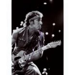 SPRINGSTEEN BRUCE: (1949- ) American Rock Singer and Guitarist. Signed 8 x 10 photograph by The