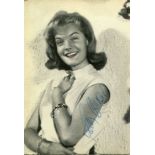 SCHNEIDER ROMY: (1938-1982) Austrian-German Actress. Vintage signed 4 x 5.5 photograph by Schneider,