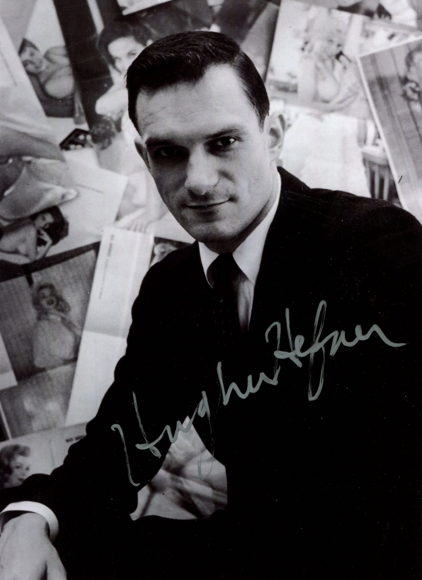 HEFNER HUGH: (1926-2017) American magazine publisher, the founder and editor-in-chief of Playboy