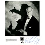 NAKED GUN: Leslie Nielsen (1926-2010) Canadian actor. Signed and inscribed 8 x 10 photograph of