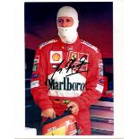 SCHUMACHER MICHAEL: (1969- ) German motor racing driver, Formula One World Champion 1994, 1995,