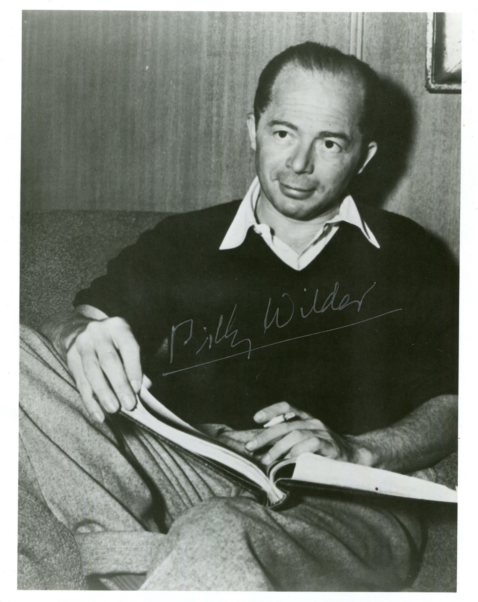 WILDER BILLY: (1906-2002) Austrian-born American film director, Academy Award winner. Signed 8 x