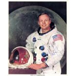 ARMSTRONG NEIL: (1930-2012) American astronaut, Commander of Apollo XI, the first man to walk on the