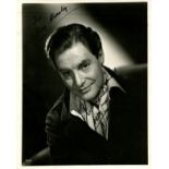 DONAT ROBERT: (1905-1958) English actor, Academy Award winner. A good vintage signed and inscribed 8