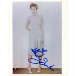 SWANK HILARY: (1974- ) American actress, Academy Award winner. Signed colour 8 x 10 photograph of