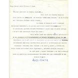 MORAVIA ALBERTO: (1907-1990) Italian novelist and journalist. T.L.S., Alberto Moravia, one page,