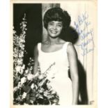 WILSON NANCY: (1937-2018) American singer. Vintage signed and inscribed 8 x 10 photograph of