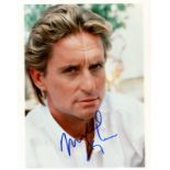 DOUGLAS MICHAEL: (1944- ) American actor, Academy Award winner. Signed colour 8 x 10 photograph of