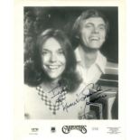 CARPENTERS THE: Signed and inscribed 8 x 10 photograph by both Karen and Richard Carpenter