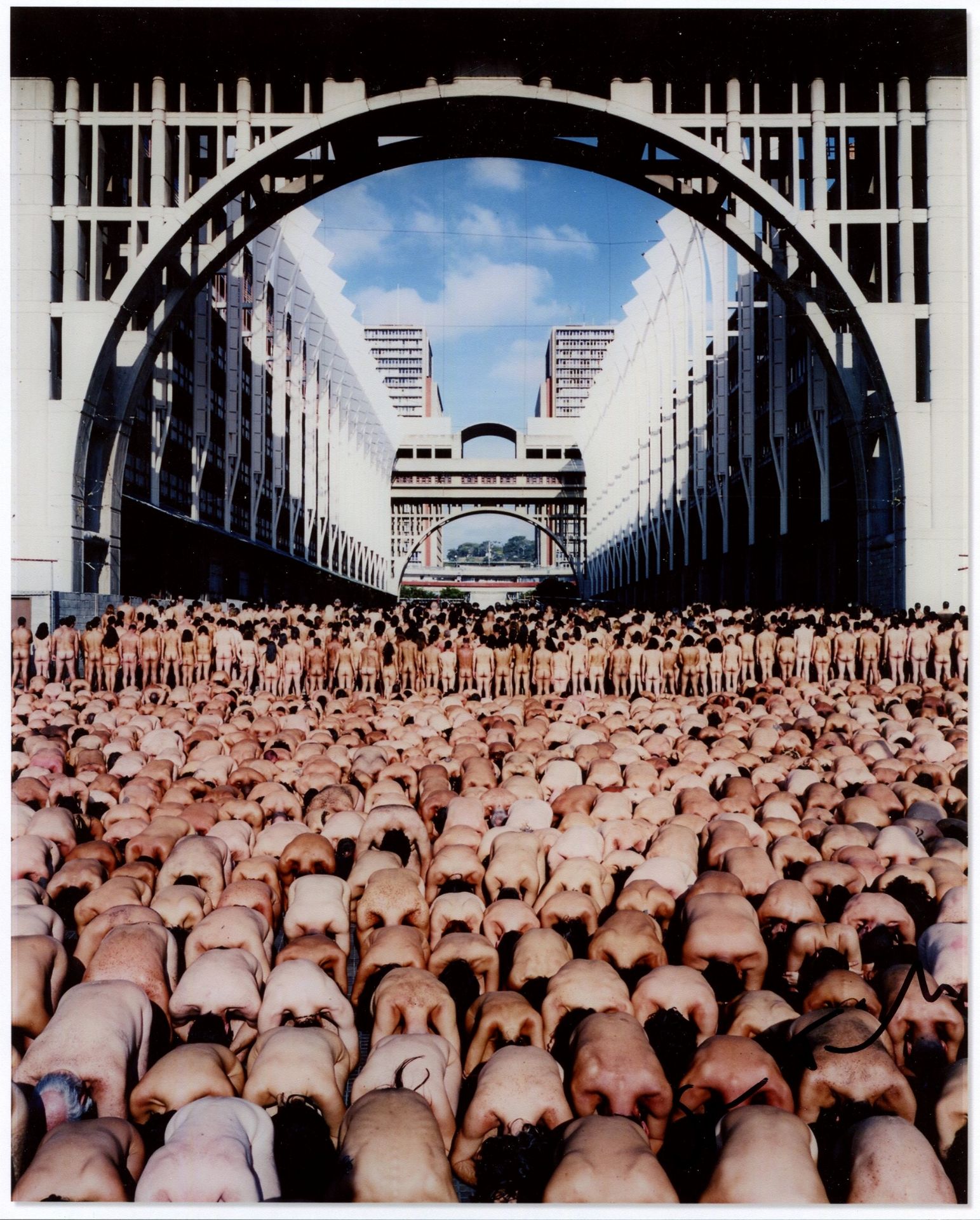 TUNICK SPENCER: (1967- ) American photographer. Signed colour 8 x 10 photograph, the image depicting
