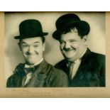 LAUREL & HARDY: LAUREL STAN (1890-1965) & HARDY OLIVER (1892-1957) English and American film