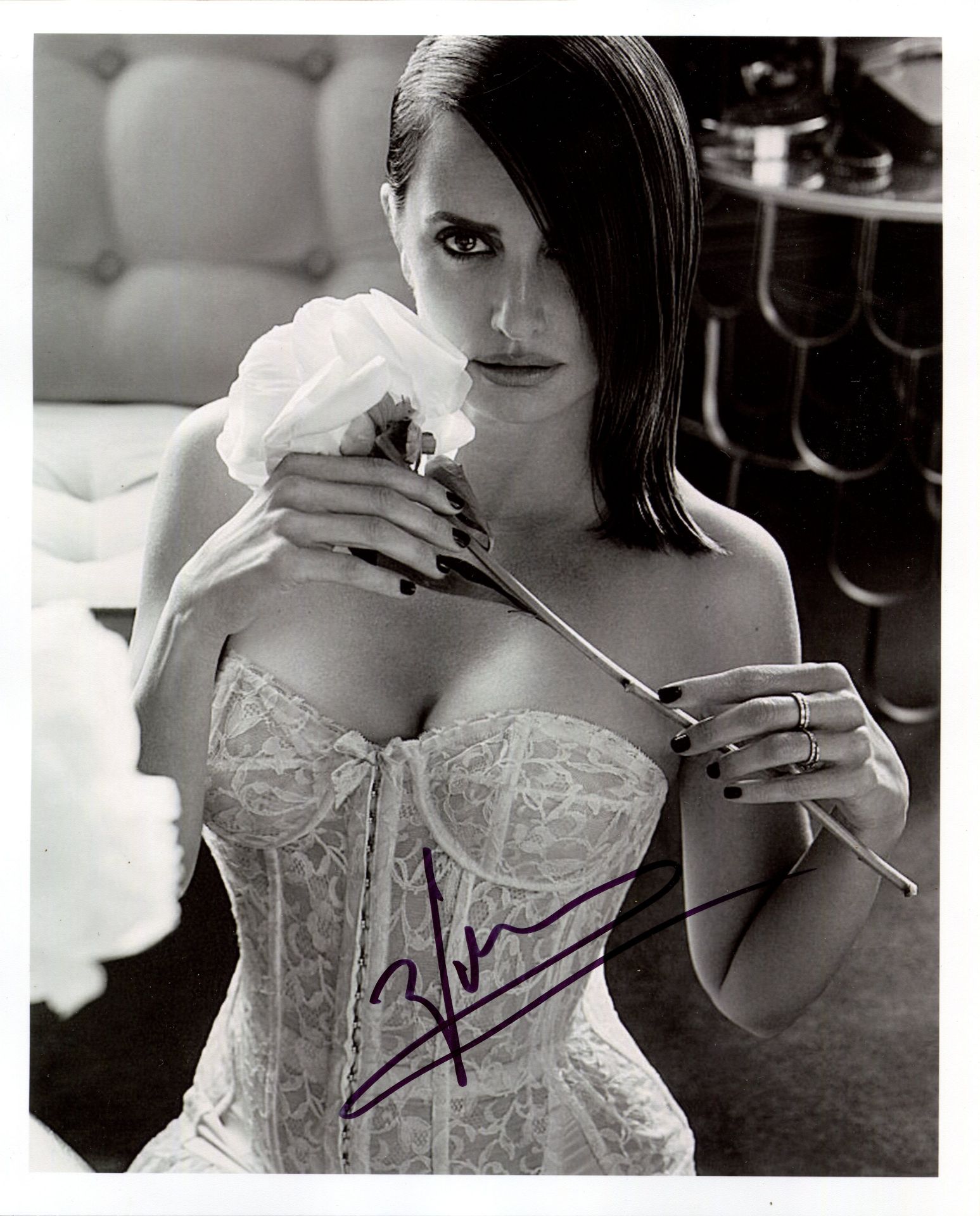 CRUZ PENELOPE: (1974- ) Spanish actress, Academy Award winner. A good signed 8 x 10 photograph by