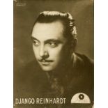 REINHARDT DJANGO: (1910-1953) Romani-French jazz guitarist and composer, one of the first major jazz