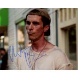 BALE CHRISTIAN: (1974- ) English actor, Academy Award winner. Signed colour 10 x 8 photograph of