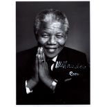 MANDELA NELSON: (1918-2013) South African anti-apartheid activist, the first President of South