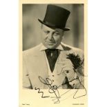 GERMAN CINEMA: Selection of vintage signed sepia postcard photographs by various stars of German