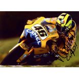 ROSSI VALENTINO: (1979- ) Italian Motorcycle Road Racer, nine-time Grand Prix motorcycle racing