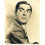 CANTOR EDDIE: (1892-1964) American comedian, actor and entertainer. Vintage signed and inscribed