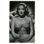 DIETRICH MARLENE: (1901-1992) German-born American actress and singer. Vintage signed and