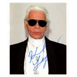 LAGERFELD KARL: (1933-2019) German fashion Designer. Lagerfeld was known as the creative director of
