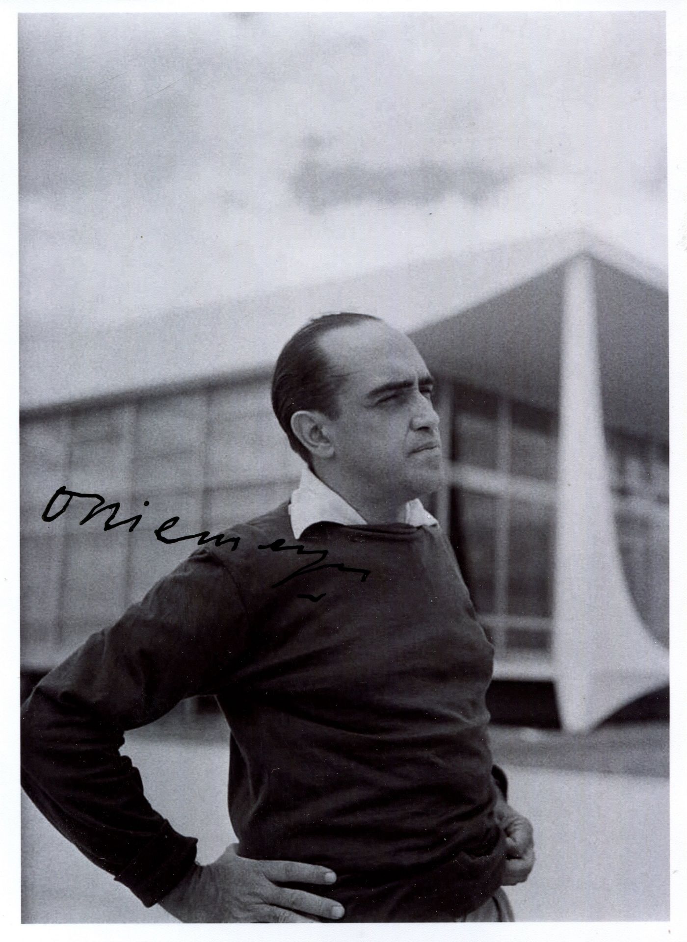 NIEMEYER OSCAR: (1907-2012) Brazilian Architect. A key figure in the development of modern