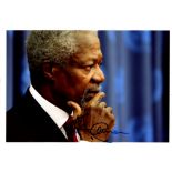 ANNAN KOFI: (1938-2018) Ghanaian Diplomat who served as Secretary-General of the United Nations