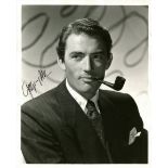 PECK GREGORY: (1916-2003) American actor, Academy Award winner. Vintage signed 8 x 10 photograph