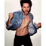 LETO JARED: (1971- ) American actor and musician, Academy Award winner. Signed colour 8 x 10