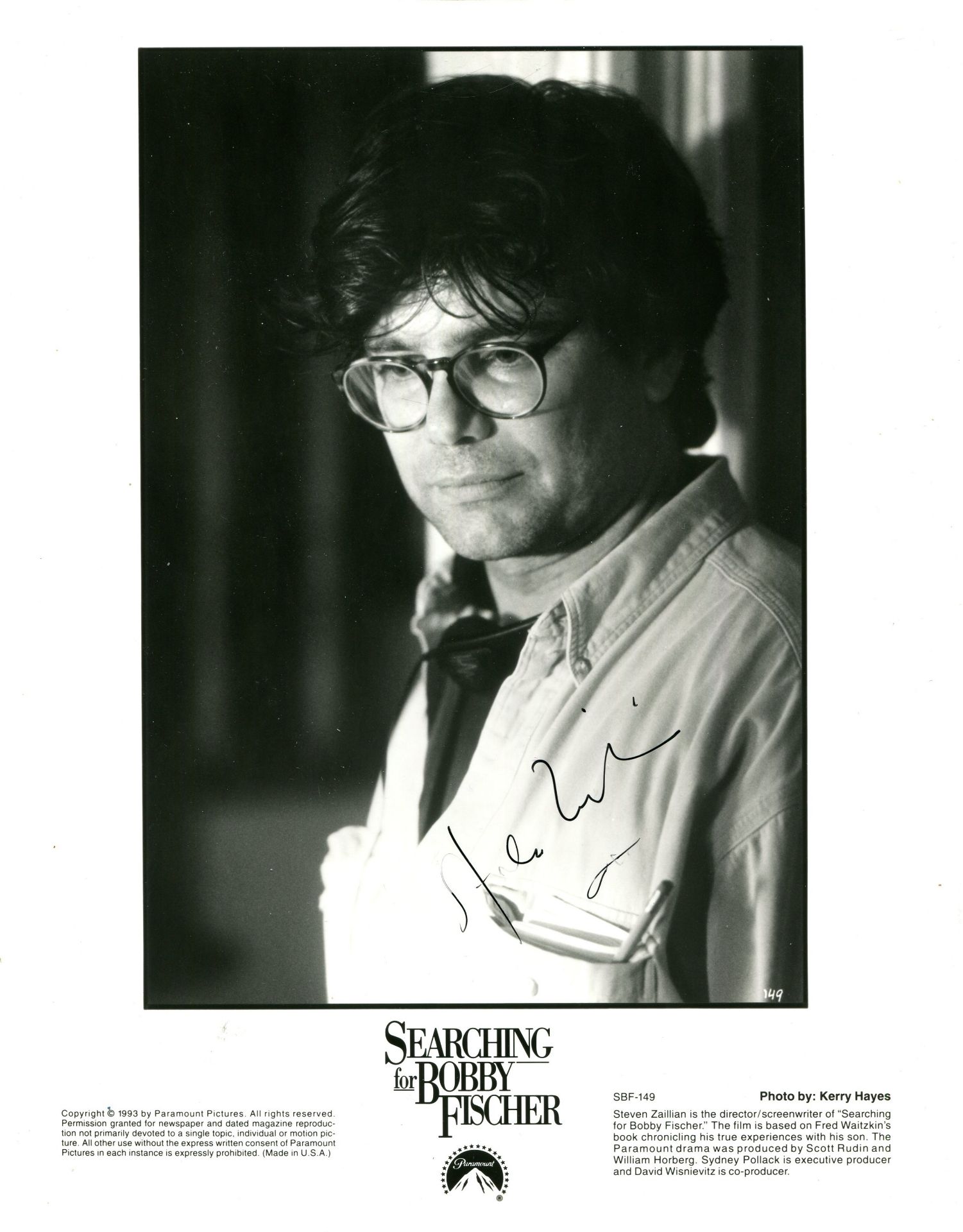 FILM DIRECTORS: A good selection of signed 8 x 10 photographs and slightly smaller (1) by various - Bild 5 aus 8