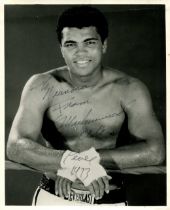 ALI MUHAMMAD: (1942-2016) American World Heavyweight boxing champion.